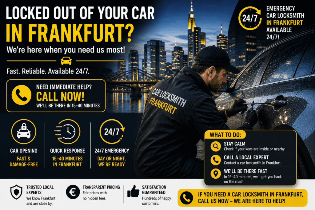 Car locksmith in Frankfurt
